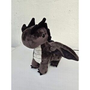 Bellzi Black Brown Draggi the Fire Dragon Plush Stuffed Animal